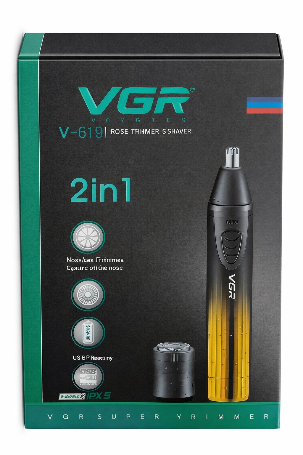 شیور مردانه و زنانه صورت و بینی مدل vgr v-619
