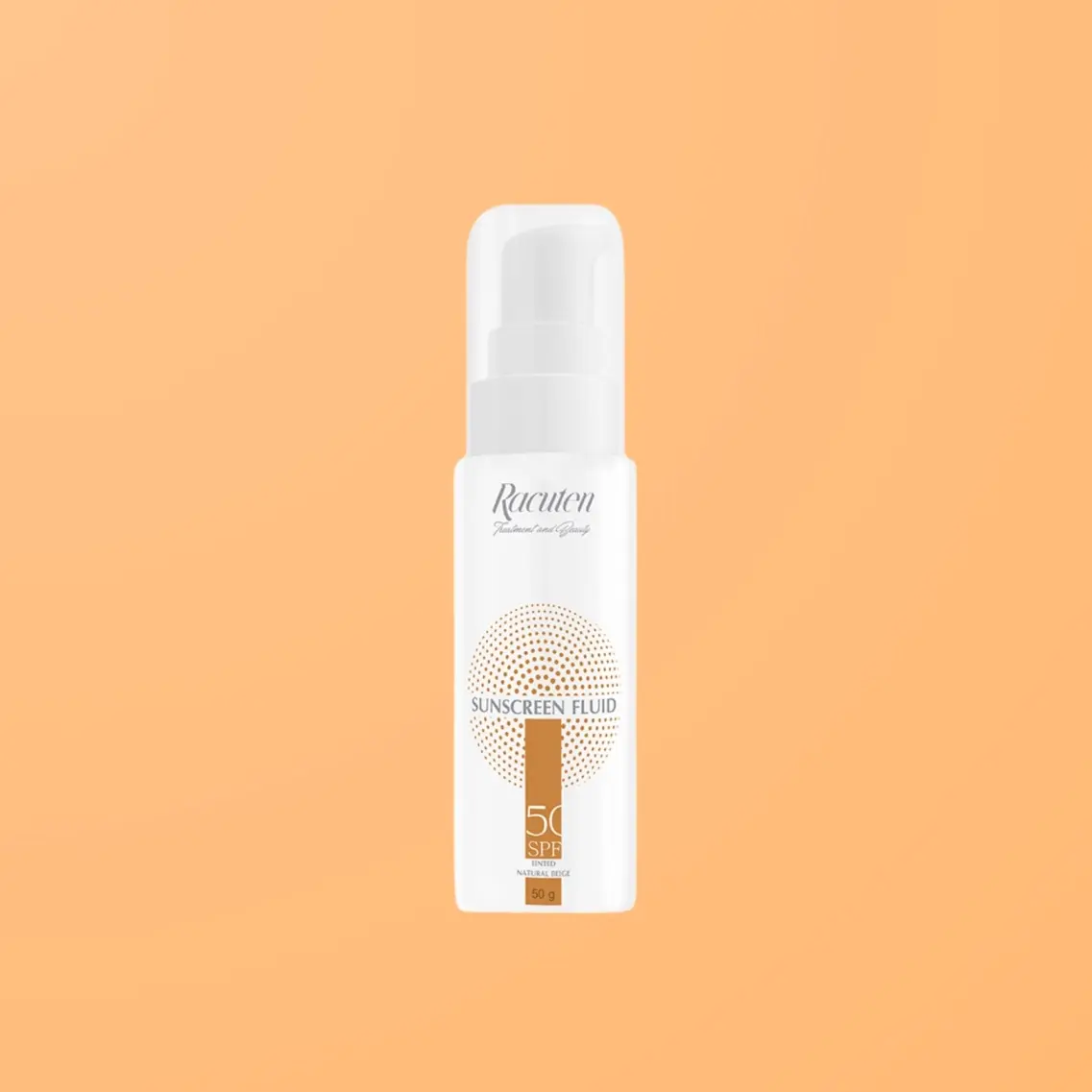 ضد آفتاب فلوئید رنگی SPF50 راکوتن 50گرمی